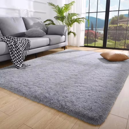 🏡 Tapete Felpudo 40mm Pelo Alto 2,00 x R$ 1,50 Para Sala E Quarto