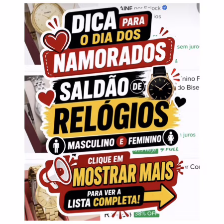 Tem muito relógio bonito nessa seleção