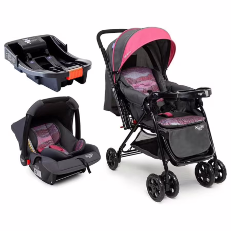 Travel System Cosco Kids, Reverse Trio - Rosa Onda