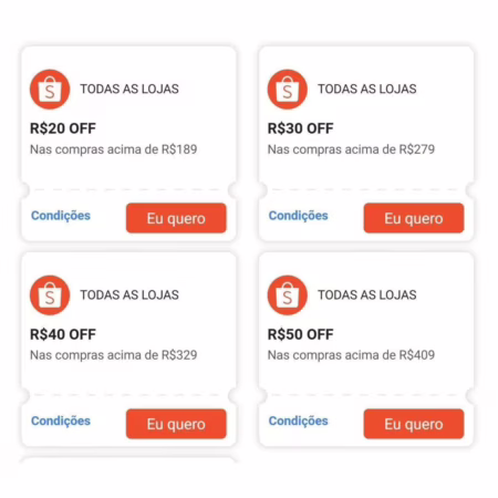 🏃‍♀ÚLTIMA CHANCE! RENOVADOS os CUPONS de DIA DAS MÃES na Shopee!