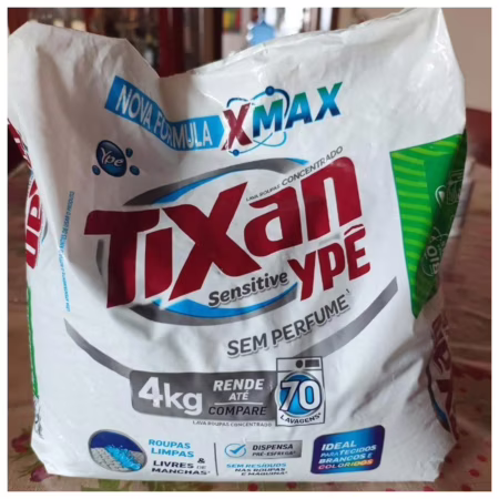 Ypê Lava Roupas em Pó Tixan Sensitive Sachê 4Kg