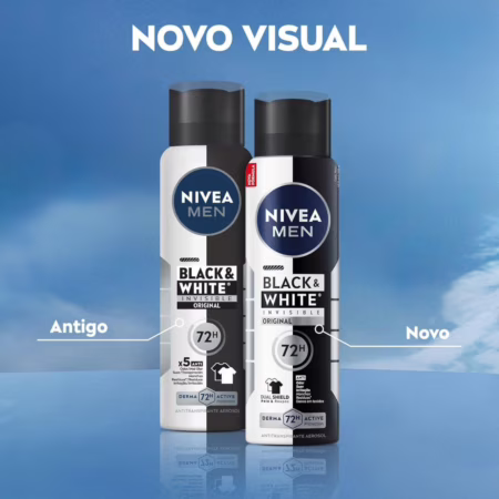 🚨 10x NIVEA MEN Desodorante Antitranspirante Aerossol Invisible Black & White 150ml
