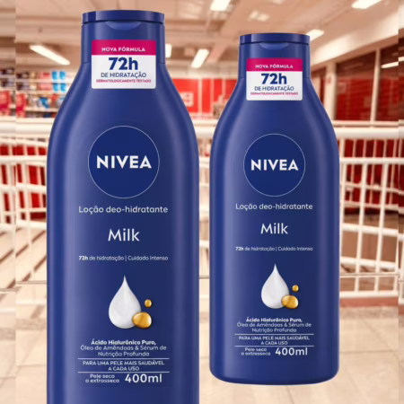 🚨 2 Loção Nivea Body Milk Hidratante Pele Seca Extrasseca Neutra • A