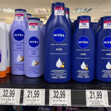 2 Loção Nivea Body Milk Hidratante Pele Seca Extrasseca Neutra