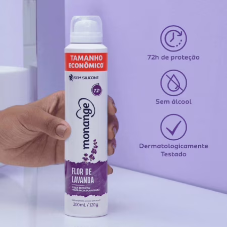 🚨 6x Desodorante Aero Monange 150Ml Lavanda