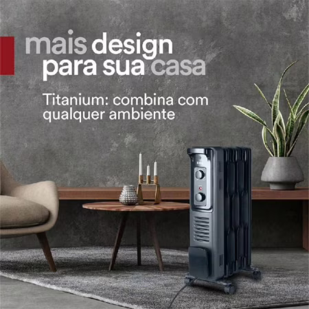 🚨 Aquecedor Elétrico a Óleo Eos Comfort Heat Eaq02o 1500w Preto 220v