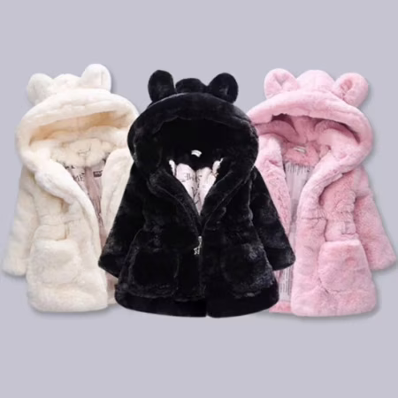 Baby Girls Casacos Quentes de Inverno