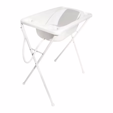 Banheira de Bebê com suporte Dobrável Galzerano - Acqua Trio 20L, Branco