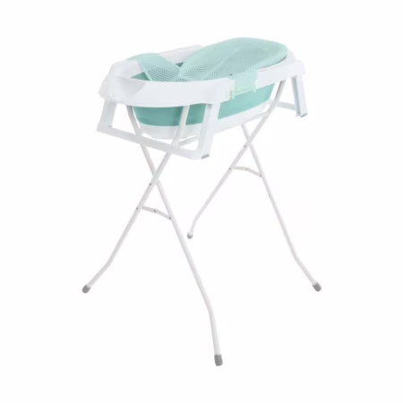 Banheira Infantil Smile com Suporte Aqua Grey Safety 1st