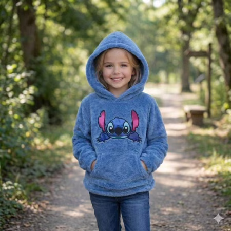 Blusa Infantil Luxo Peluciado Canguru Premium Quentinho