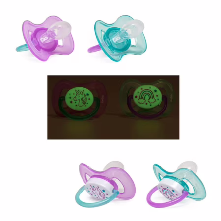 Buba Chupeta Comfort Tam.2 Noturna Kit Unicórnio