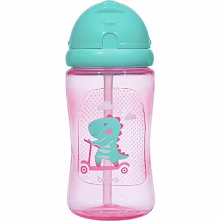 Buba Garrafinha Dino Patinete 400ml - Rosa