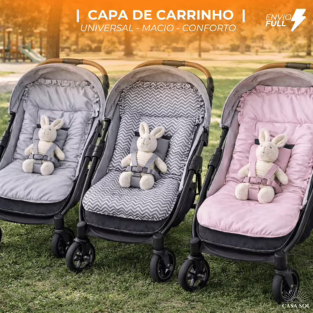 Capa de Carrinho Colchonete Protetor - Várias Cores