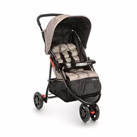 Carrinho de Bebê Cosco Kids Toffy, Preto Absoluto