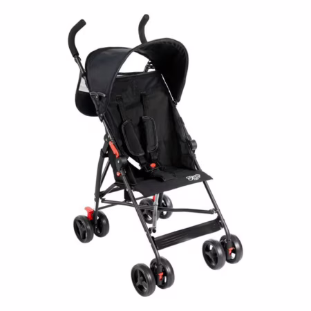 🛍️Carrinho De Bebê Passeio Guarda Chuva Styll Baby Preto