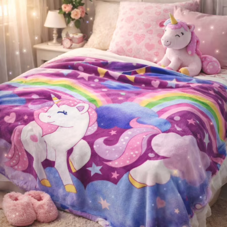 > 🛍 Cobertor Manta Mantinha Soft Solteiro Estampado Kids Macio E Quentinho