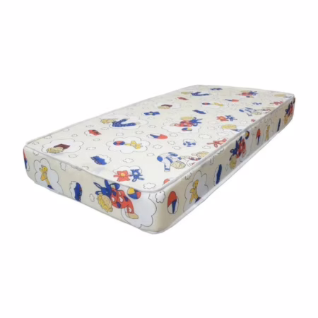 Colchão Para Berço Desmontável Chiqueirinho 100x70x06cm Creme