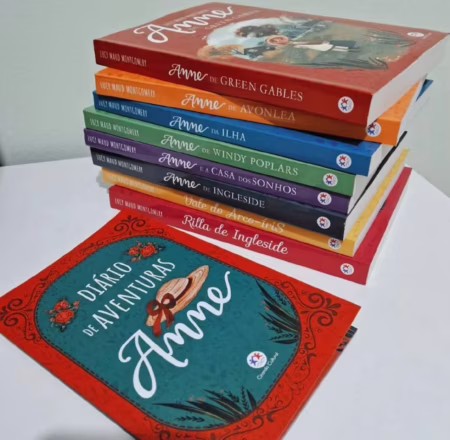 🚨 Coleção Anne de Green Gables com 8 livros mais Diário de ave - Ciranda Cultural