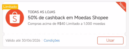 🚨 CORRE CUPOM SHOPEE 🚨