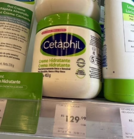 Creme corporal hidratante Cetaphil 453g