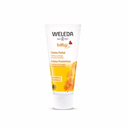Creme para Proteção Natural Contra Assaduras com Calêndula e Camomila Weleda Baby 75ml