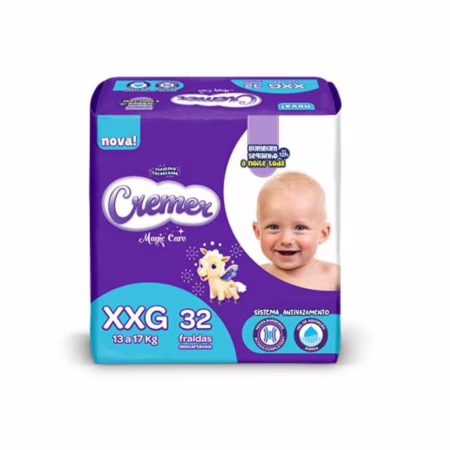 Cremer Fralda Mega Xxg 32 Unidades