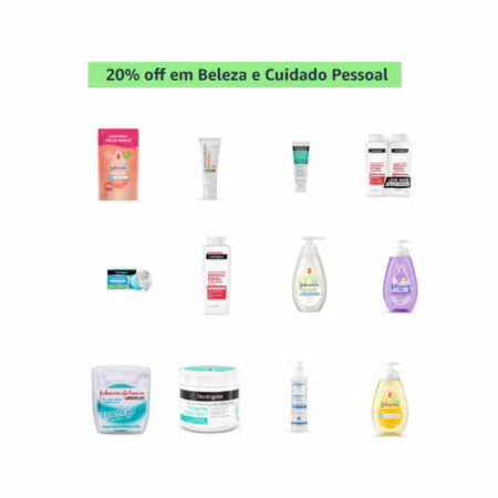 Cupom de 20% off em Beleza e Cuidado Pessoal na Amazon!