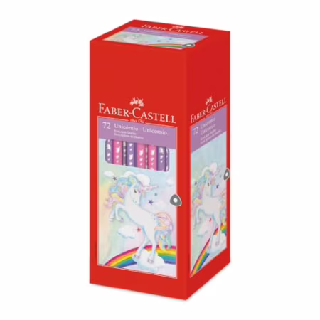 EcoLápis Grafite FaberCastell Unicórnio (72 unidades)