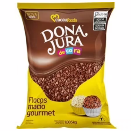 Flocos Sabor Chocolate 1,005kg - Dona Jura