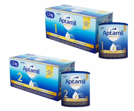 Fórmula Infantil Aptamil Premium - 1,5KG (2 latas com 750g cada)