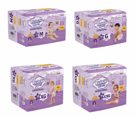 Fralda Calça Flock Baby Comfort Hiper