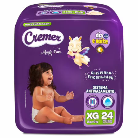 Fralda Cremer Econômica XG 24 Unidades