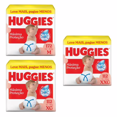 ➡️ Fralda Huggies Supreme Care • A