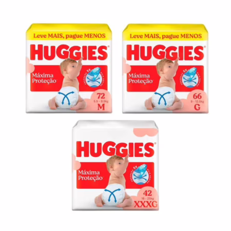 Fralda Huggies Supreme Care (Pacote menor)