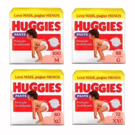 Fralda Huggies Supreme Care Pants Roupinha