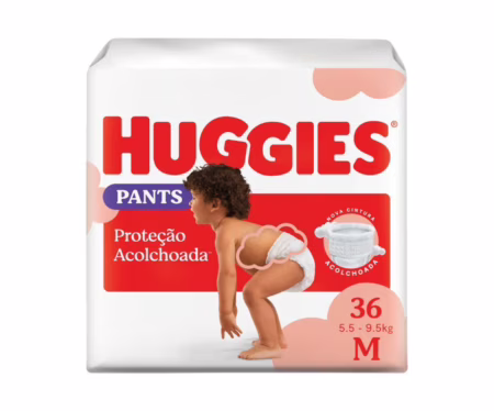 Fralda Huggies Supreme Care Roupinha M 36 unidades