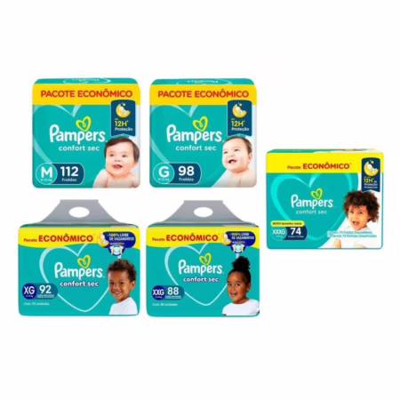 Fralda Pampers Confort Sec