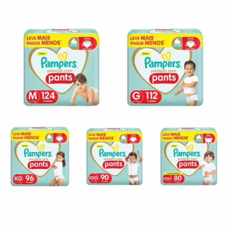 Fralda Pampers Premium Care Pants