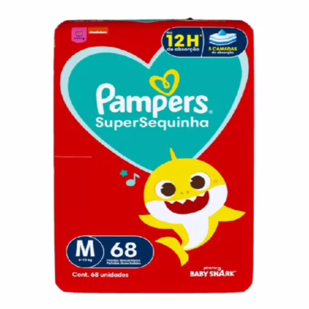 Fralda Pampers Supersequinha XXG 50 unidades • A