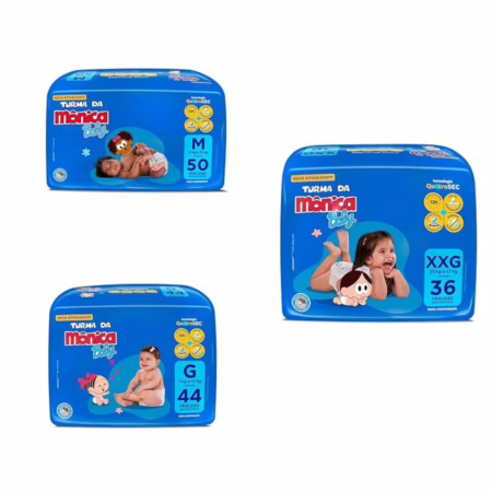 Fralda Turma da Mônica Baby
