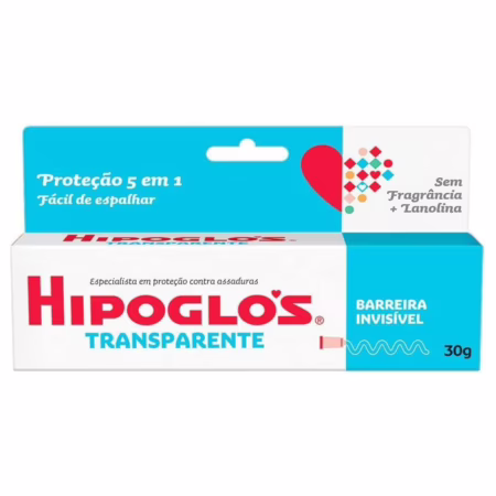 HIPOGLÓS® Transparente Creme Preventivo De Assaduras, 30g