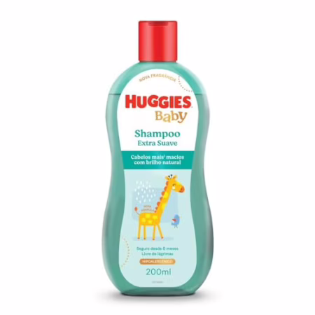 Huggies Shampoo Extra Suave Para Bebê – 200ml