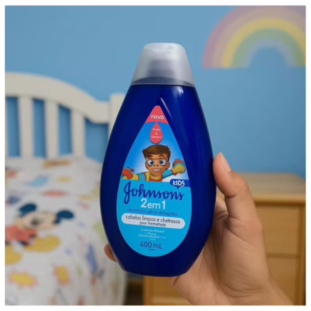 Johnson's 2 em 1 Shampoo e Condicionador, 400ml
