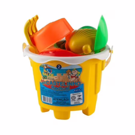 Kit Baldinho Castelinho Radical Brinquedos De Praia Crianças