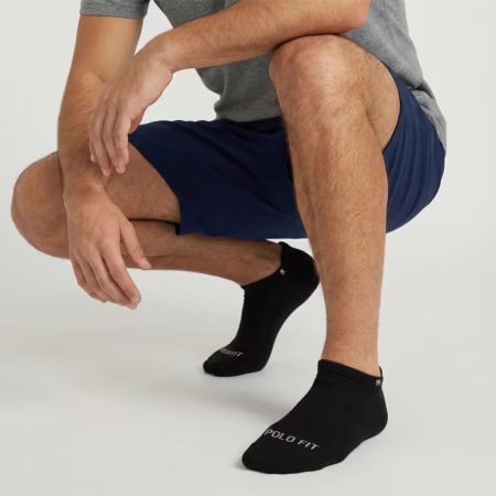 Kit com 6 Pares de Meias Polo Fit Cano Baixo