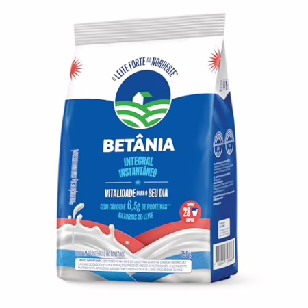 Leite em Pó Integral Instantâneo Betânia 750g • A