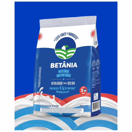 Leite em Pó Integral Instantâneo Betânia 750g