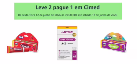 Leve 2 pague 1 em Cimed