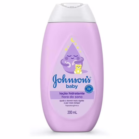 Loção Hidratante Relaxante Para Uso Diário Johnson's Baby Hora Do Sono, 200mL
