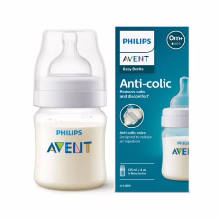 Mamadeira Anti-Colic 0m+ Philips Avent SCY100/01 Transparente 125ml